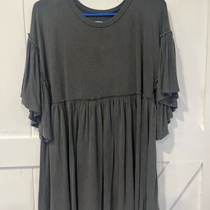 Urban Outfitters Charcoal Gray Top